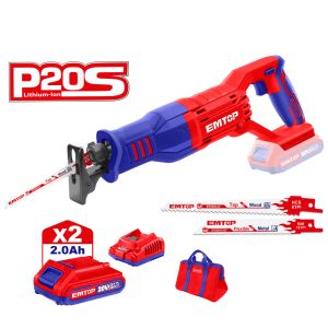 EMTOP ΣΠΑΘΟΣΕΓΑ ΜΠΑΤΑΡΙΑΣ 20V/2x2Ah ELRS201151SE