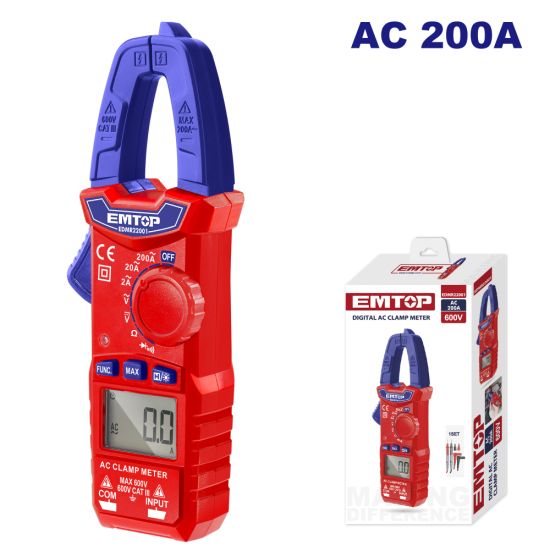 EMTOP ΨΗΦΙΑΚΗ ΑΜΠΕΡΟΤΣΙΜΠΙΔΑ DC/AC 600V EDMR22001