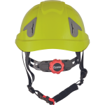 Κράνος εργοταξίου Alpinworker κίτρινο HV με ενσωματωμένα γυαλιά