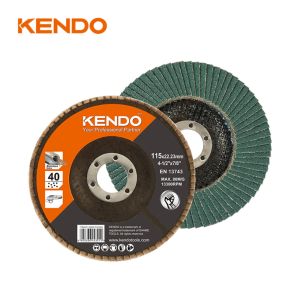 KENDO ΔΙΣΚΟΣ ΛΕΙΑΝΣΗΣ ΜΕΤΑΛΛΟΥ ΦΤΕΡΟΥ ΚΥΡΤΟΣ 40GRIT 115X22.2MM 77804041