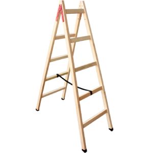Σκάλα ξύλινη 1,50Μ - 4 σκαλιά