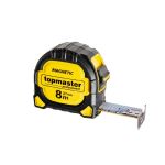 TOP MASTER Μετροταινία 5Μ*27ΜΜ με αυτόματη επαναφορά και μαγνήτη διπλής όψης 3η γενιά 260201