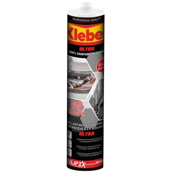 KLEBER SILIFIX 100% ΑΝΤΙΜΟΥΧΛΙΚΗ ΣΙΛΙΚΟΝΗ ΛΕΥΚΟ ULTRA 280ML 4480