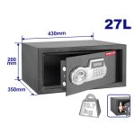 EMTOP ΜΕΤΑΛΛΙΚΟ ΧΡΗΜΑΤΟΚΙΒΩΤΙΟ ΟΘΟΝΗΣ LCD 200x430x350mm 10,7Kg ΑΝΘΡΑΚΙ EESF3503