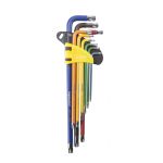 TOP MASTER Torx σετ 9τεμ CR-V πλαστική θήκη μεγάλο μέγεθος πολύχρωμα 390174