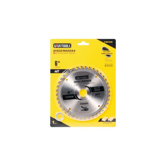 UYUSTOOLS ΠΡΙΟΝΟΔΙΣΚΟΣ ΓΙΑ ΞΥΛΟ 180mm/40T DMD740