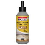 Κόλλα ξύλου ταχείας πήξης D2 PVA 250gr