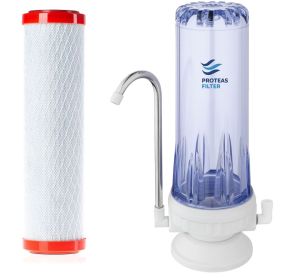 Φίλτρο άνω πάγκου διάφανο πλαστικό