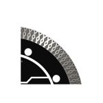 CAT Δίσκος κοπής διαμαντέ Turbo Super Thin (Gres) 125x22.23x1.4mm DA09032