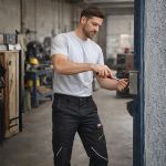 GTC Παντελόνι Εργασίας Theseus Stretch με ελαστίνη Μαύρο No.2XL