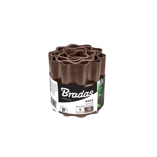 BRADAS ΔΙΑΧΩΡΙΣΤΙΚΟ ΠΑΡΤΕΡΙΩΝ 9M/15CM ΚΑΦΕ OBFB0915