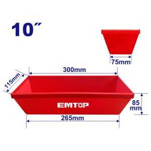 EMTOP ΠΛΑΣΤΙΚΗ ΣΚΑΦΗ ΓΙΑ ΚΟΝΙΑΜΑΤΑ 10" EMNQ1330
