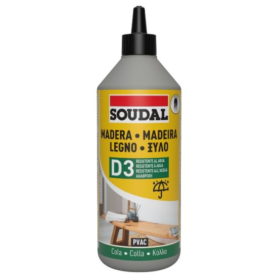 Κόλλα ξύλου D3 PVA 750gr
