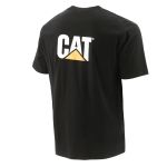 CAT Μπλουζάκι κοντομάνικο μαύρο trademark tee S W05324-016