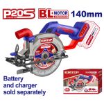 EMTOP BRUSHLESS ΔΙΣΚΟΠΡΙΟΝΟ 140mm ΜΠΑΤΑΡΙΑΣ 20V ELCS1402