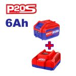 EMTOP ΠΑΚΕΤΟ ΠΡΟΣΦΟΡΑΣ ΜΠΑΤΑΡΙΑ 6Ah 20V KAI ΦΟΡΤΙΣΤΗΣ EMTP222