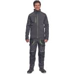 ΜΠΟΥΦΑΝ SOFTSHELL ΕΡΓΑΣΙΑΣ ΑΔΙΑΒΡΟΧΟ GREENDALE ΑΝΘΡΑΚΙ/ΛΑΙΜ 94%poly-6%elast, 320 g/m² 2XL