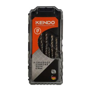 KENDO ΣΕΤ 13ΤΜΧ ΤΡΥΠΑΝΙΑ HSS ΤΙΤΑΝΙΟΥ Φ1.5-6.5MM 11603133