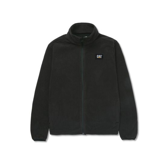 CAT Ζακέτα εργασίας microfleece μαύρη M 1030009