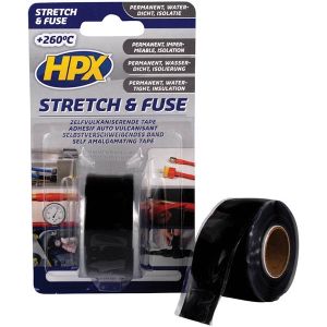 Stretch and fuse  μαύρη μονωτική ταινία 25mmx3m