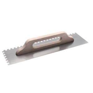 COME Σπάτουλα κόλλας ξύλινη λαβή 6Χ6 500x140x0.6mm 321-N