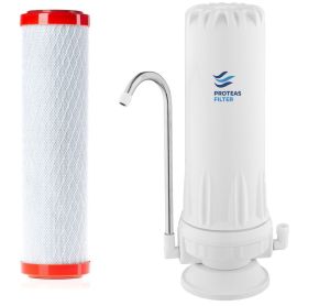 Φίλτρο άνω πάγκου λευκό πλαστικό