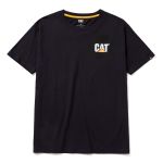 CAT Μπλουζάκι κοντομάνικο μαύρο trademark tee S W05324-016