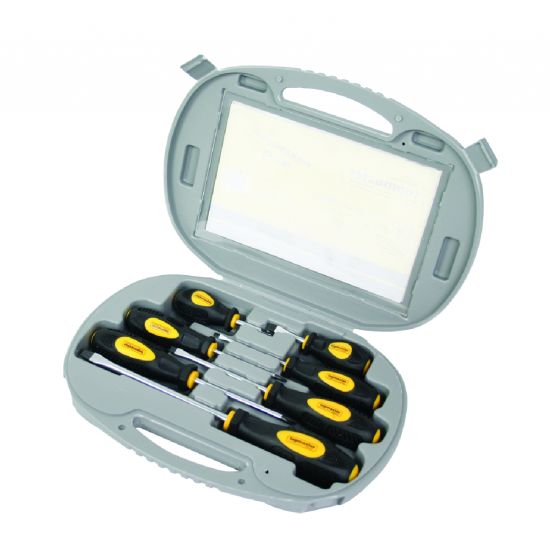 TOP MASTER Κατσαβίδια CR-V σετ 7τεμ 225104