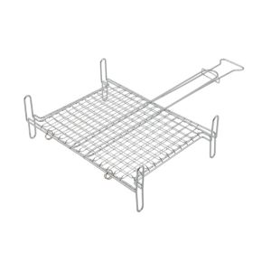 STARPLAST ΣΧΑΡΑ INOX ΜΕ ΠΟΔΙΑ 38x30cm MK5438