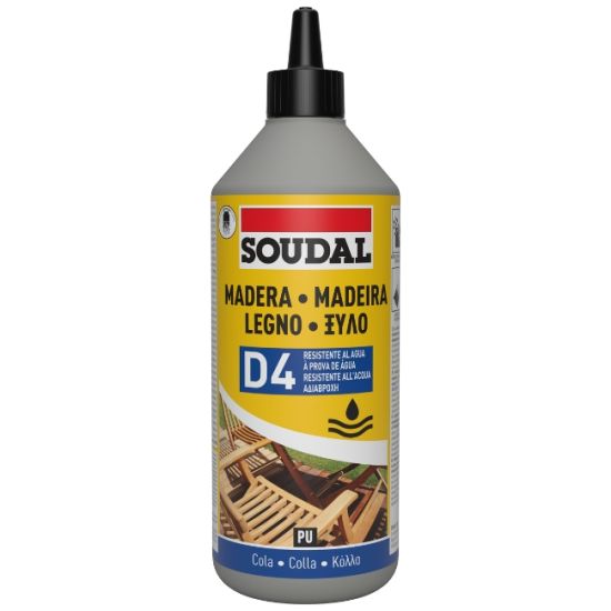 Κόλλα ξύλου ταχείας πήξης D4 PU 750gr
