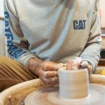CAT Μπλουζάκι μακρυμάνικο trademark tee πράσινο M 1510034-16-5808
