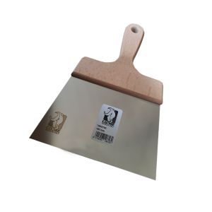 COME Σπατουλάδορος inox ξύλινη λαβή 160mm 108IN160