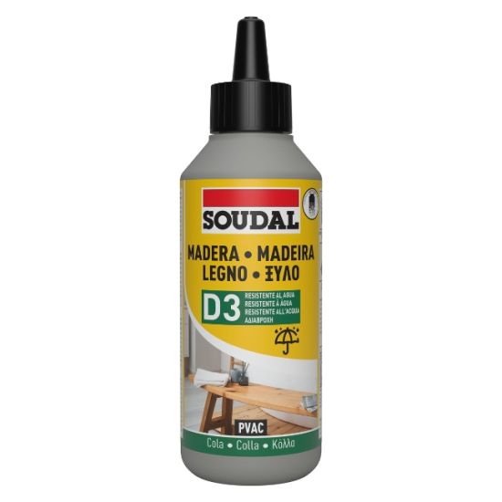 Κόλλα ξύλου D3 PVA 250gr