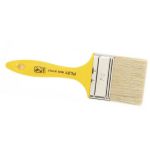 Πινέλα ιταλίας PL01 μονά επαγγελματικά λευκή τρίχα Νο30 - 1"