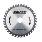 RAIDER Δίσκος κοπής ξύλου Φ125/40Δόντια 163131