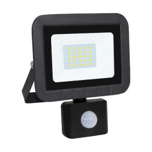GEYER Προβολέας led μαύρος με ανιχνευτή κίνησης 20W 4000K LPRM20CS