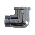 Ρακόρ μεταλλικό γωνία 1/2″ αρσ. - 1/2″ θηλ. χρωμέ