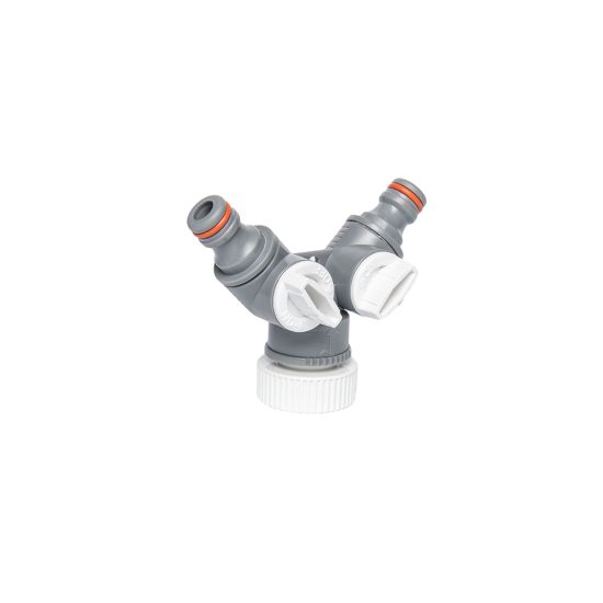 BRADAS ΔΙΑΚΛΑΔΩΤΗΣ 2 ΕΞΟΔΩΝ ΜΕ ΒΑΝΕΣ 1"-3/4" WL2222