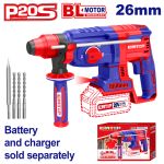 EMTOP BRUSHLESS ΣΚΑΠΤΙΚΟ ΠΕΡΙΣΤΡΟΦΙΚΟ ΠΙΣΤΟΛΕΤΟ SDS-PLUS ΜΠΑΤΑΡΙΑΣ 20V ELRH20228