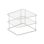 STARPLAST ΠΙΑΤΟΘΗΚΗ ΣΤΑΘΕΡΗ ΝΙΚΕΛ 25X25X19CΜ MK3183