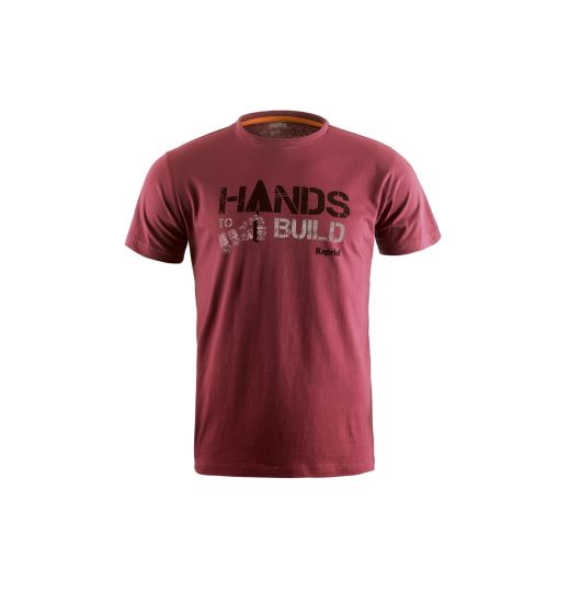 ΜΠΛΟΥΖΑ T-SHIRT ENJOY BURGUNDY L
