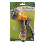 TOP GARDEN Πιστόλι νερού 7 θέσεων με soft grip πίσω σκανδάλου 380964