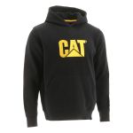 CAT Μπλούζα φούτερ με κουκούλα trademark μαύρη 2XL W10646-016
