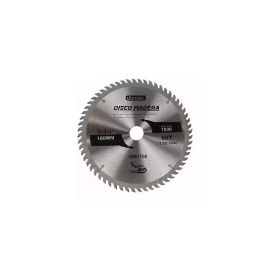 UYUSTOOLS ΠΡΙΟΝΟΔΙΣΚΟΣ ΓΙΑ ΞΥΛΟ 180mm/60T DMD760