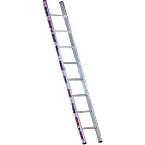 Σκάλα επαγγελματική αλουμινίου μονή - 21 σκαλιά ύψος: 5,50m.