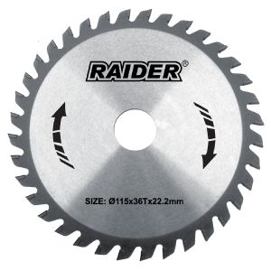 RAIDER Δίσκος κοπής ξύλου Φ20/ Φ180/24Δόντια 163102