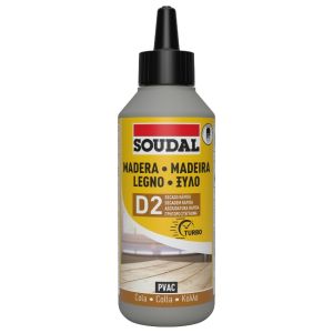 Κόλλα ξύλου ταχείας πήξης D2 PVA 250gr