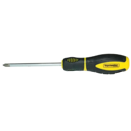 TOP MASTER Κατσαβίδι Cr-V PH1*100ΜΜ 221515