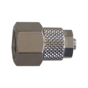 Ρακόρ μεταλλικό ίσιο 1/8″ θηλ. - 1/4″ σωλ. βιδωτό