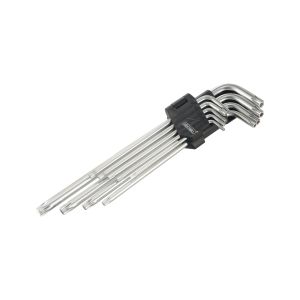 UYUSTOOLS ΣΕΤ 9ΤΜΧ ΚΛΕΙΔΙΑ TORX ΜΑΚΡΙΑ T10/T15/T20/T25/T27/T30/T40/T45/T50 DEC903